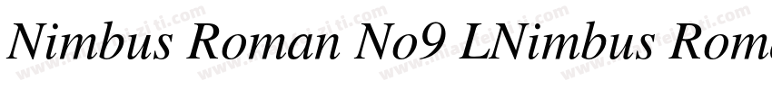 Nimbus Roman No9 LNimbus Roman No9字体转换